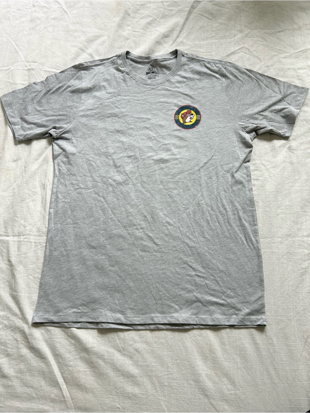 Gray Graphic Pocket-Print Men's T-Shirt